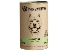 Paka Zwierzaka Jagnięcina i jabłko z miętą puszka 400g
