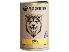 Paka Zwierzaka Królik i dzik z dynią puszka 400g