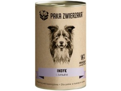 Paka Zwierzaka Indyk i żurawina puszka 400g