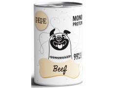 Paka Zwierzaka PEPE Beef (wołowina) puszka 400g