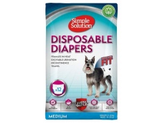 Simple Solution Pieluchy jednorazowe dla suczek M 12szt.