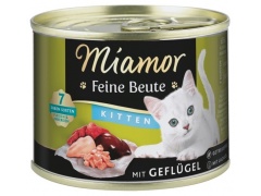 Miamor Feine Beute Kitten Geflugel - drób puszka 185g