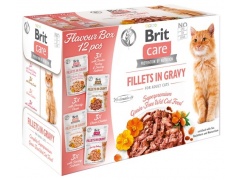 Brit Care Cat Fillets In Gravy Flavour Box saszetki 12x85g