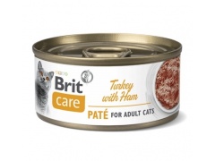 Brit Care Cat Turkey Pate & Ham puszka 70g