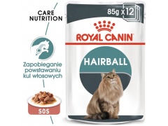 Royal Canin Hairball Care w sosie karma mokra w sosie dla kotów dorosłych, eliminacja kul włosowych saszetka 85g