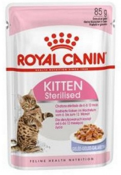 Royal Canin Kitten Sterilised karma mokra dla kociąt od 4 do 12 miesiąca życia, sterylizowanych saszetka 85g