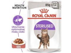 Royal Canin Sterilised w sosie karma mokra dla kotów dorosłych, sterylizowanych saszetka 85g