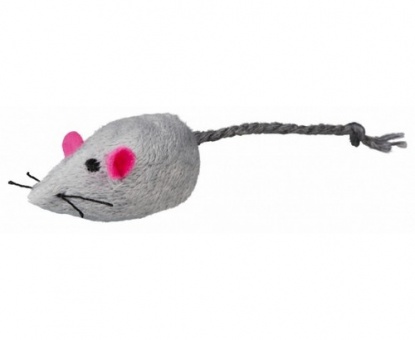 Trixie Myszka 5cm szara/biała 1szt [4085]