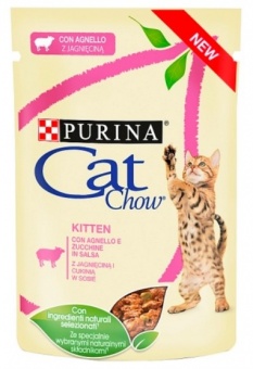 Purina Cat Chow Kitten Jagnięcina saszetka 85g