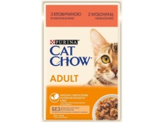 Purina Cat Chow Wołowina i bakłażan saszetka 85g