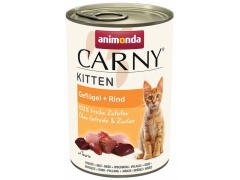 Animonda Carny Kitten Wołowina + Drób puszka 400g