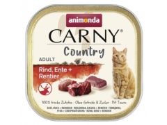 Animonda Carny Country Adult Wołowina, Kaczka i Renifer tacka 100g