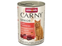 Animonda Carny Senior Wołowina + Serca Indyka puszka 400g