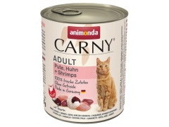 Animonda Carny Adult Indyk, Kurczak + Krewetki puszka 800g