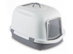 Stefanplast Toaleta Jumbo z filtrem dla dużych kotów szara [96889] ^