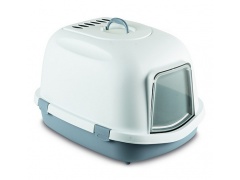 Stefanplast Toaleta Jumbo z filtrem dla dużych kotów szaroniebieska [96880] ^