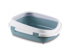 Stefanplast Kuweta Jumbo dla dużych kotów szaroniebieska [96860]