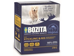 Bozita Dog Tetra Recart z kurczakiem i ryżem w galaretce kartonik 370g