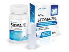 Stoma-żel - pasta do pielęgnacji uzębienia psów i kotów 50g + szczoteczka