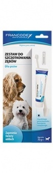 Francodex Zestaw do szczotkowania zębów pasta + szczoteczka [FR179122]