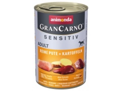 Animonda GranCarno Sensitiv Indyk + ziemniaki puszka 400g