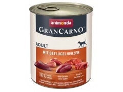 Animonda GranCarno Adult Geflugelherzen Drobiowe serca puszka 800g