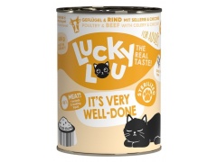 Lucky Lou Lifestage Sterilized Drób i wołowina puszka 400g