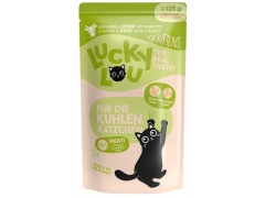 Lucky Lou Lifestage Kitten Drób i wołowina saszetka 125g