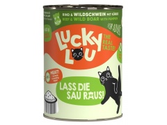 Lucky Lou Lifestage Adult Wołowina i dzik puszka 400g