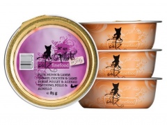 Catz Finefood Filety N.411 Indyk / Kurczak / Jagnięcina tacka 85g
