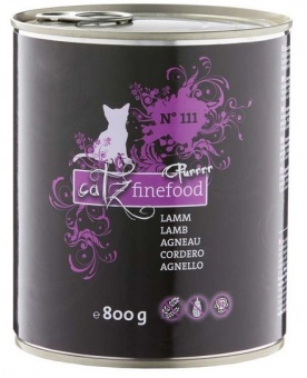 Catz Finefood Purrrr N.111 Jagnięcina puszka 800g