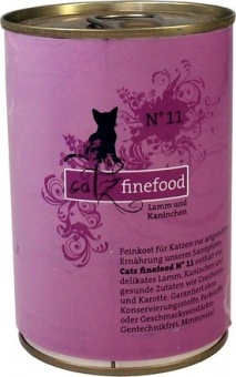 Catz Finefood N.11 Jagnięcina i Królik puszka 400g