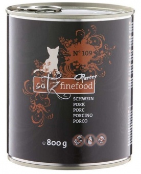 Catz Finefood Purrrr N.109 Wieprzowina puszka 800g