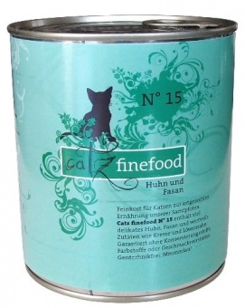 Catz Finefood N.15 Kurczak i Bażant puszka 800g