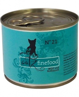 Catz Finefood N.21 Dziczyzna i Karmazyn puszka 200g