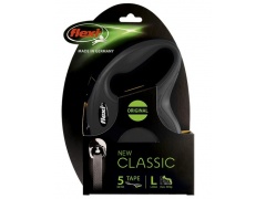 Flexi New Classic Smycz taśma L 5m czarna [FL-2329]