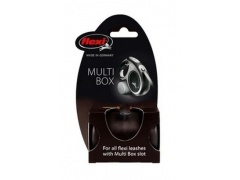 Flexi Multi Box czarny - dodatkowy pojemnik do smyczy