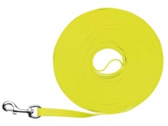 Trixie Easy Life Smycz do tropienia M-XL 15m / 17mm odblaskowa żółty neonowy [20719]