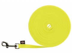 Trixie Easy Life Smycz do tropienia M-L 10m / 13mm odblaskowa żółty neonowy [20727]