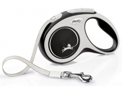 Flexi New Comfort Smycz taśma S 5m czarna [FL-3547]