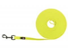 Trixie Easy Life Smycz do tropienia M-XL 10m / 17mm odblaskowa żółty neonowy [20718]