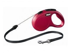 Flexi New Classic Smycz linka S 5m czerwona [FL-2504]