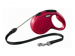 Flexi New Classic Smycz linka M 5m czerwona [FL-2603]