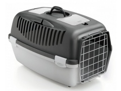 Stefanplast Transporter Gulliver 2 metalowe drzwi szary [97211]