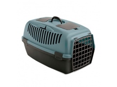 Stefanplast Transporter Gulliver 2 plastikowe drzwi szaro-brązowy [97353]