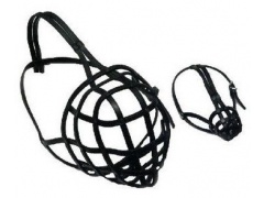 CHABA Kaganiec skórzany 6D - dla owczarka niemieckiego dużego