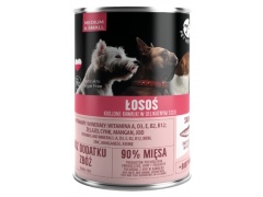 PetRepublic Pies Adult Łosoś w sosie puszka 400g