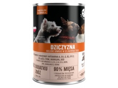 PetRepublic Pies Adult Dziczyzna w sosie puszka 400g