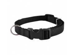 CHABA Obroża taśma regulowana 25mm x 60cm czarna