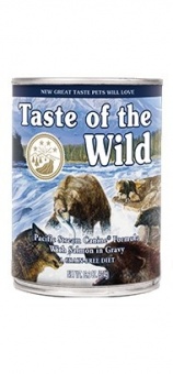 Taste of the Wild Pacific Stream Canine z mięsem z łososia puszka 390g